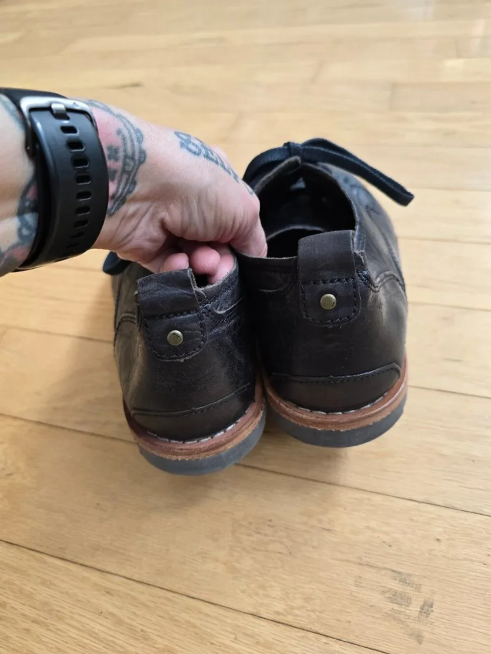 Timberland | Bardstown Plain black leather point toe Derby shoes | MENS 11